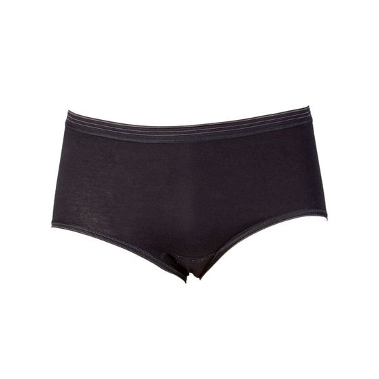 4+1 Beeren Comfort Feeling Dames Midislip Zwart 2-Pack Voordeelpakket
