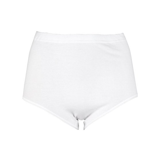 4+1 Beeren Dames Tailleslip Maxi Briljant Wit 2-Pack Voordeelpakket