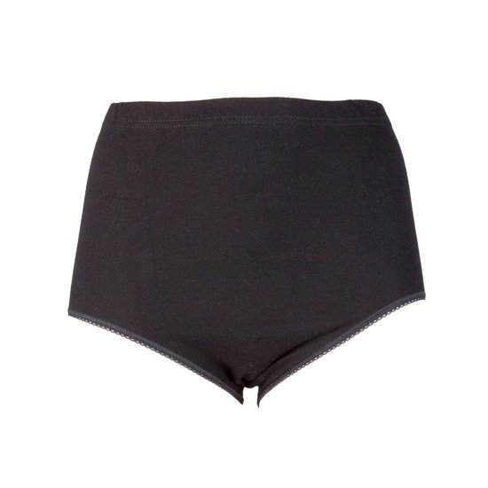 4+1 Beeren Dames Tailleslip Briljant Maxi Zwart 2-Pack Voordeelpakket
