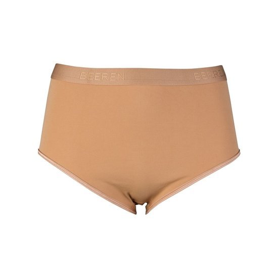 4+1 Beeren Young Dames Tailleslip Met Badstof Kruisje Beige Voordeelpakket