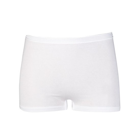 4+1 Beeren Dames Comfort Feeling Boxer Wit 2-Pack Voordeelpakket