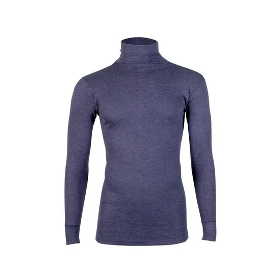 4+1 Beeren Unisex Thermo Colshirt Lange Mouw Marine Voordeelpakket