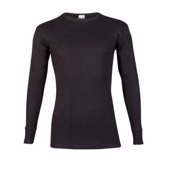 4+1 Beeren M3000 Heren Shirt Lange Mouw Zwart Voordeelpakket
