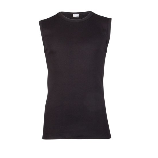 4+1 Beeren Heren Mouwloos Shirt M3000 Zwart Voordeelpakket