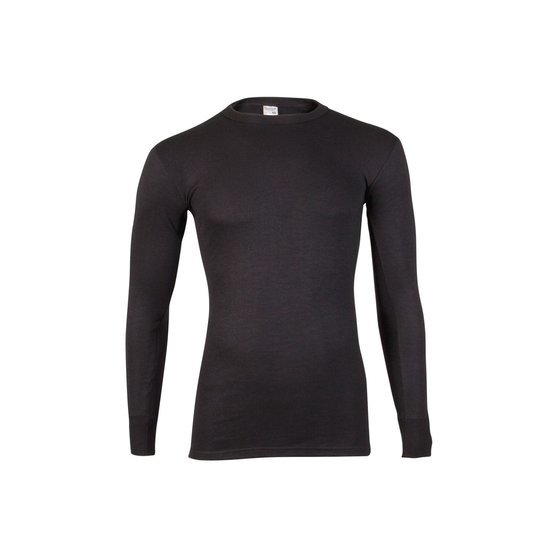 4+1 Beeren Heren Thermo Shirt Lange Mouw Zwart Voordeelpakket