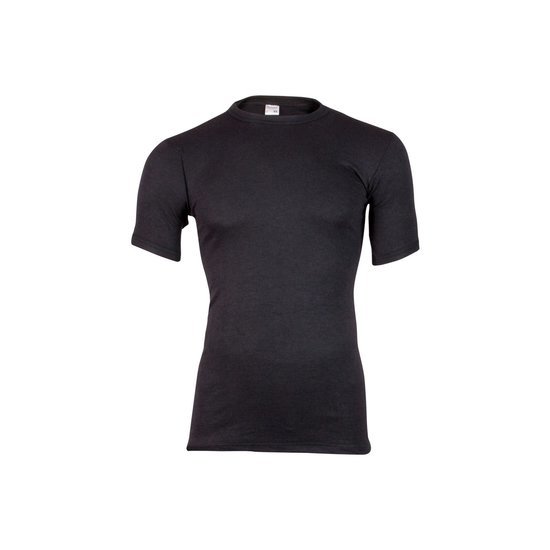 4+1 Beeren Thermo Heren T-shirt Zwart Voordeelpakket