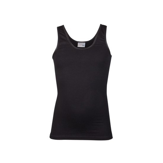 4+1 Beeren Meisjes Comfort Feeling Hemd Zwart Brede Bandjes Voordeelpakket